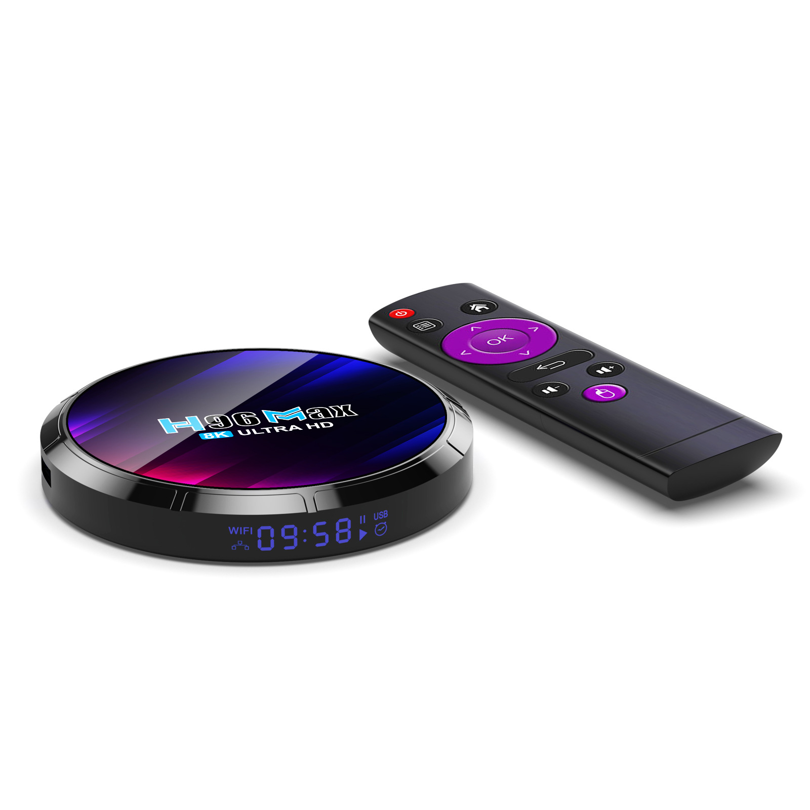 Foreign trade cross-border new H96max network set-top box RK3528 Android 13WiFi6 ultra-clear TV set-top box