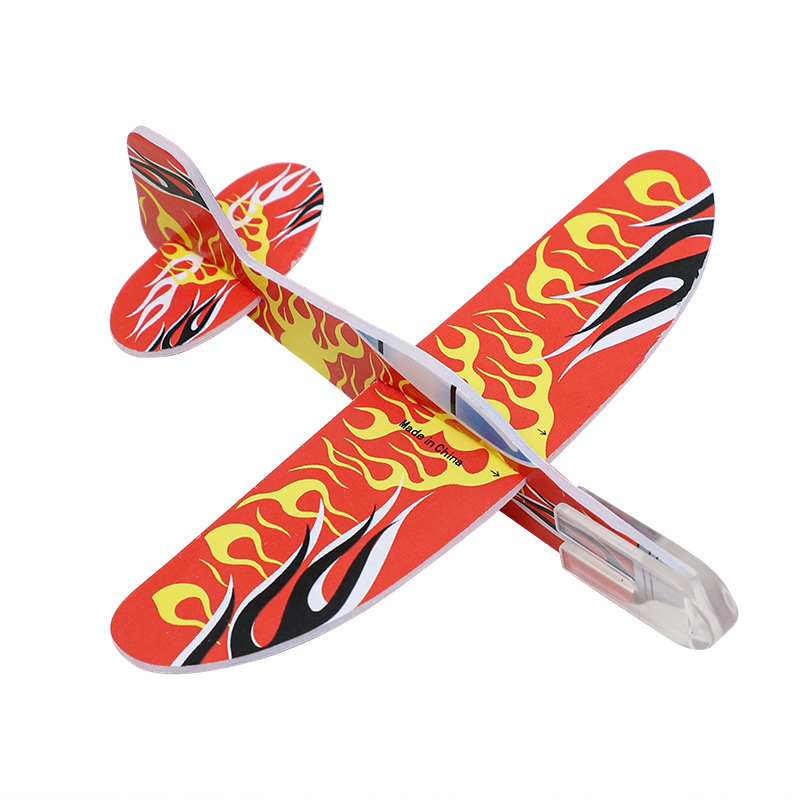 Mini bubble small plane DIY color children's toy aviation model kindergarten small gift outdoor activities