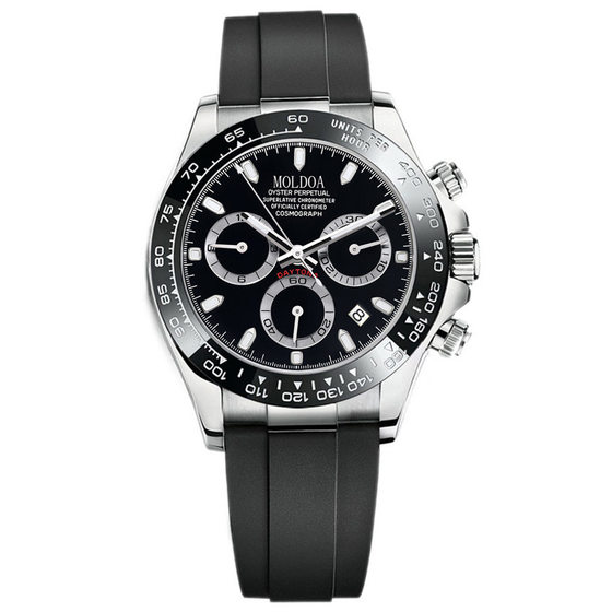 Panda di hollow-out fake mechanical watch men's real three-eye luminous calendar waterproof foreign trade cross-border TikTok fast hand
