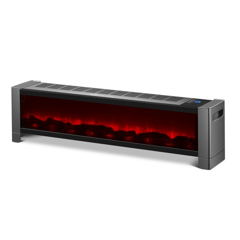 Yangzi voice skirting line heater household quick heating heater stove bathroom 3D simulation flame heater