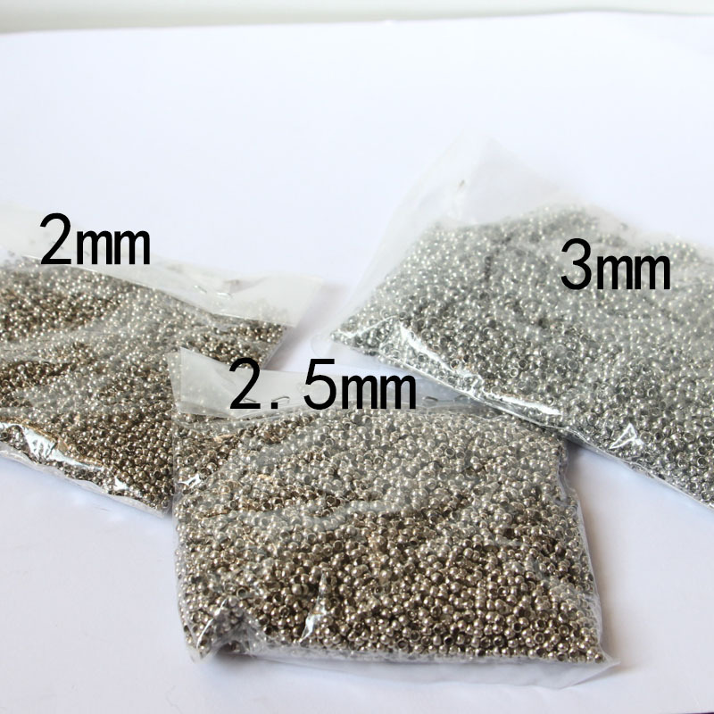2.0/2.5mm positioning bead finishing fixed buckle spacer bead accessories can clamp flat curtain positioning tube loose beads