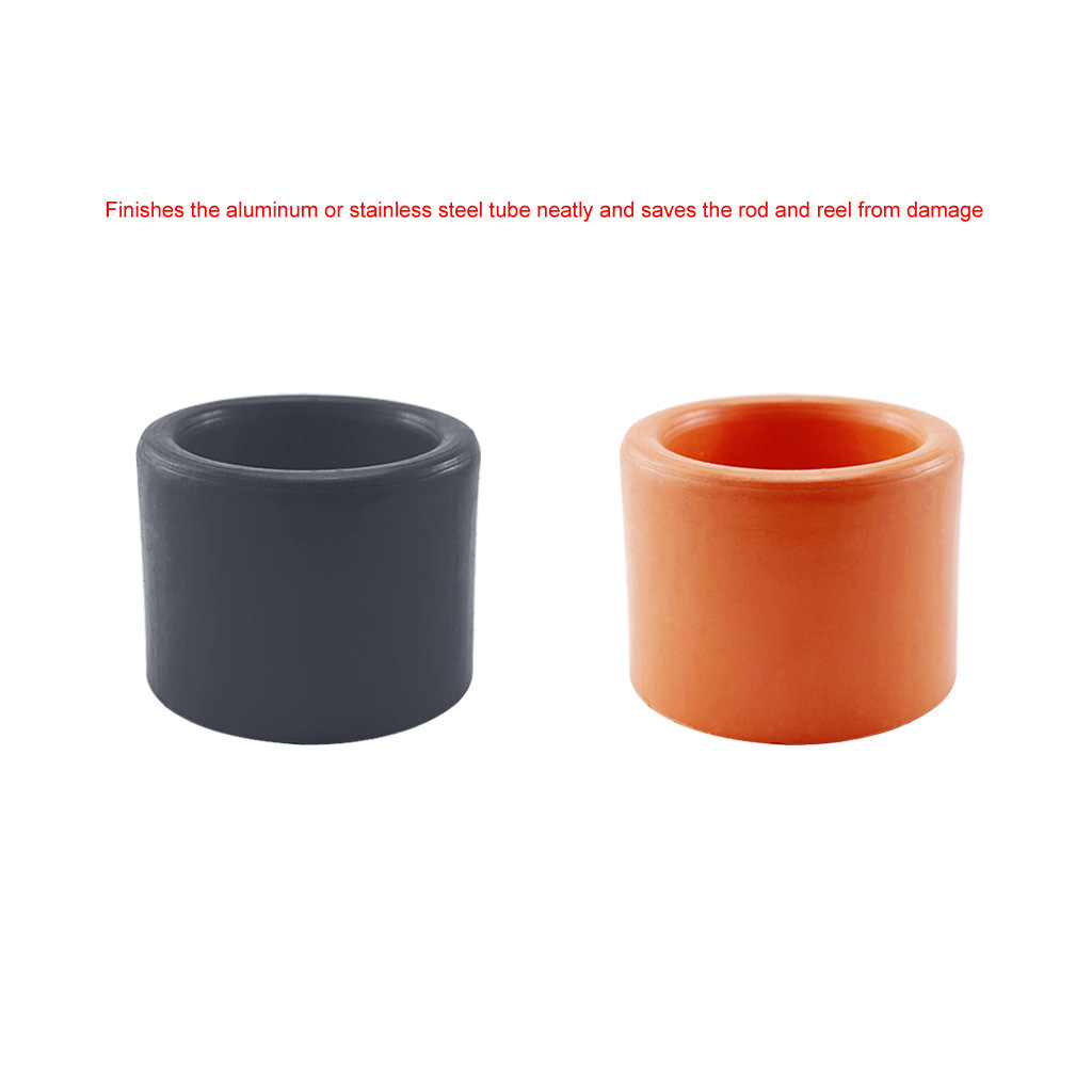 Cross-border spot fishing rod holder fishing rod holder rubber cap fishing rod barrel sheath fishing gear accessories