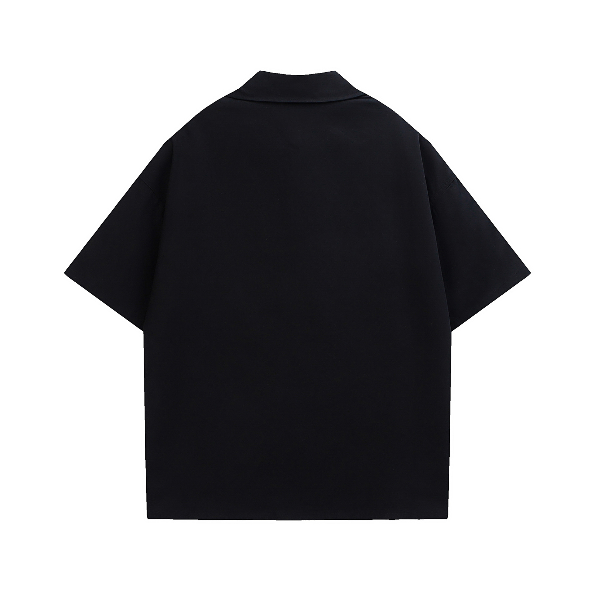 32 Pure Cotton Washable European and American Hip Hop Letter Short Sleeve Shirt Men's and Women's Fashion Brand bf Lazy Style Couple Casual Shirt
