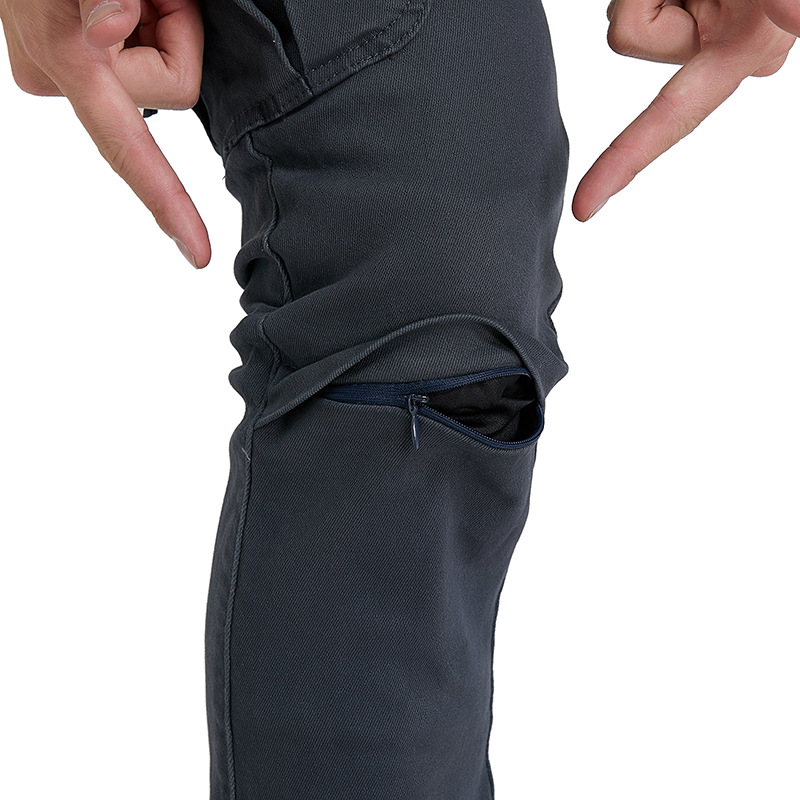 Factory direct tooling pants multi-bag motorcycle jeans men's motorcycle anti-fall leisure riding pants