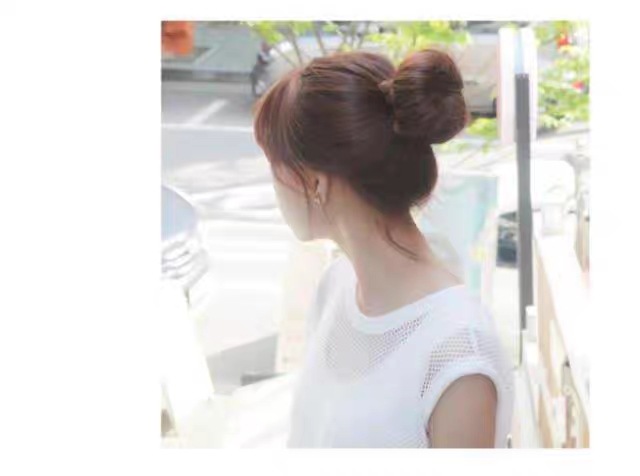 New pattern double hook hair iron ball head flower bud hair tool hairdressing stick pattern hair dish artifact jewelry