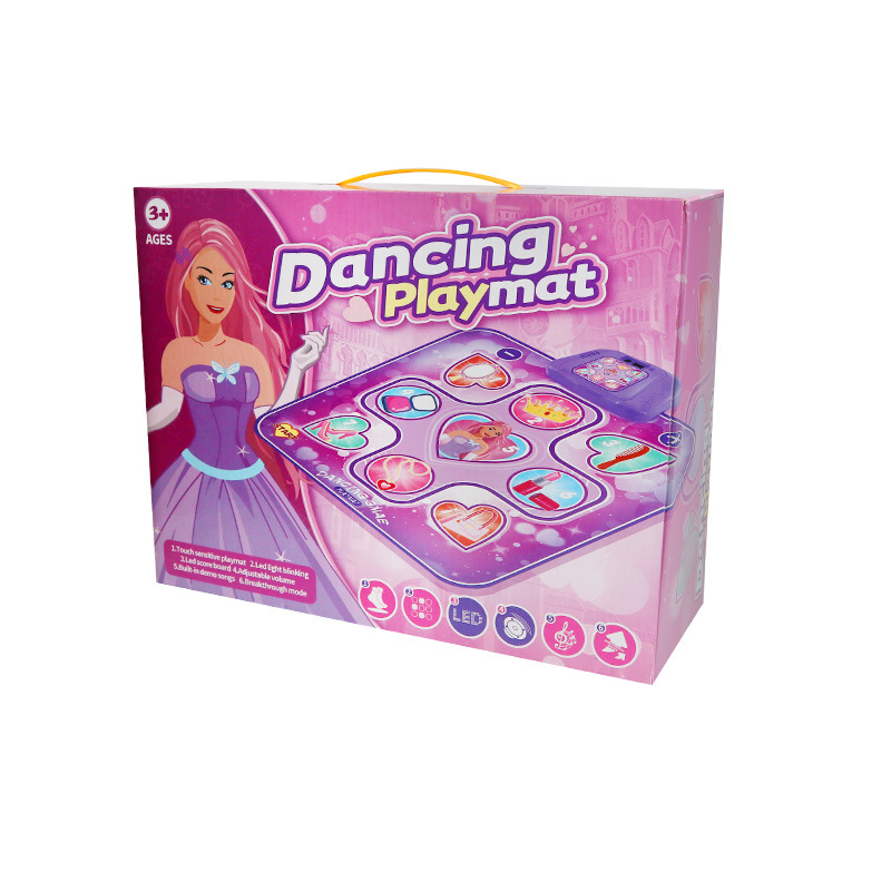 Cross-border new children's household electric dancing blanket pedal music carpet game machine with integrator toy