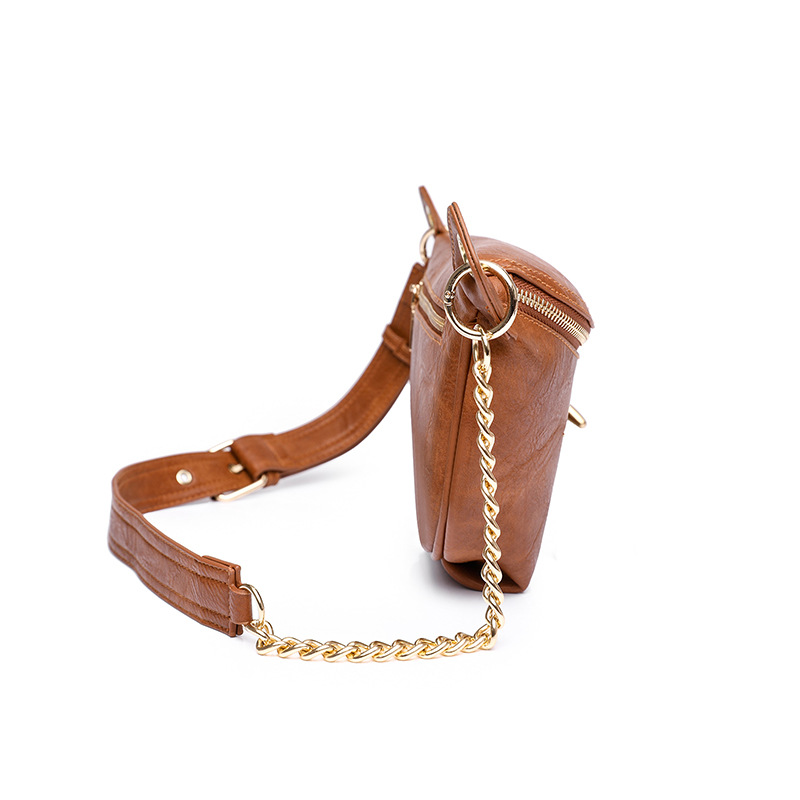 Cross-border Amazon Explosions Waist Bag Women's Casual Fashion Messenger Bag European and American Retro Women's Chest Bag Waist Bag Wholesale