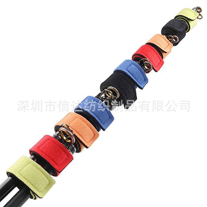 Wholesale fishing supplies fishing rod holder diving material fishing rod strap elastic rod strap winding rod strap