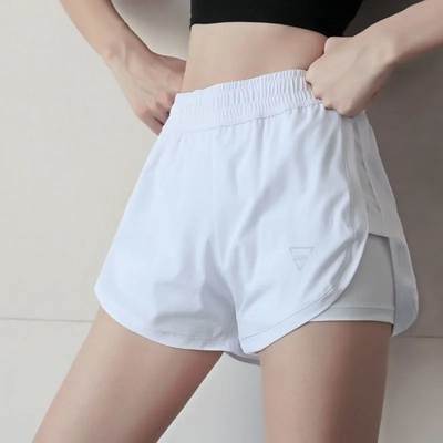 Fake two-piece anti-exposure loose quick-drying sports shorts women's summer thin training fitness yoga morning running casual pants