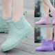 Cross-border 2023 foreign trade new rain boots ladies outdoor wading shoes short tube waterproof work rain boots kitchen rubber shoes