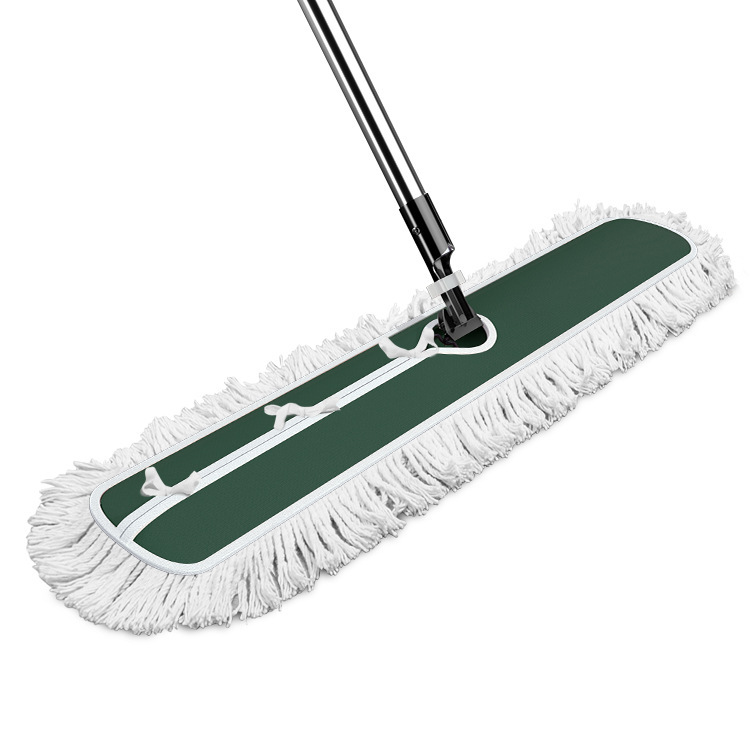 Factory direct dust push flat mop large hotel lazy mop dust removal cotton absorbent mop