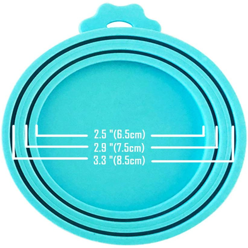 in stock Pet Canned Cover Three-in-one Food Sealed Cover Fresh-keeping Silicone Cover Pet Cat Dog Food Silicone Canned Cover