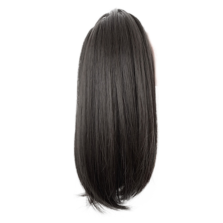 Ponytail wig female grab clip-type inner buckle short ponytail Internet celebrity natural simulation fake braid hair accessories factory in stock wholesale