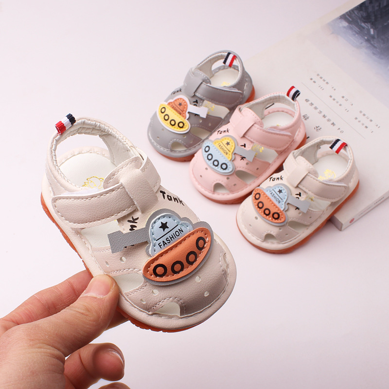Summer new Whistle Boys sandals 0-1-2 years old tendon bottom children's shouting shoes female baby shoes wholesale 2703