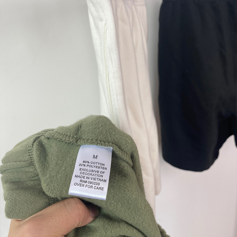 2021 Collaborative Essentials Short with Reflective Uni Print, Washed, Fleece, Cross-border Bestselling