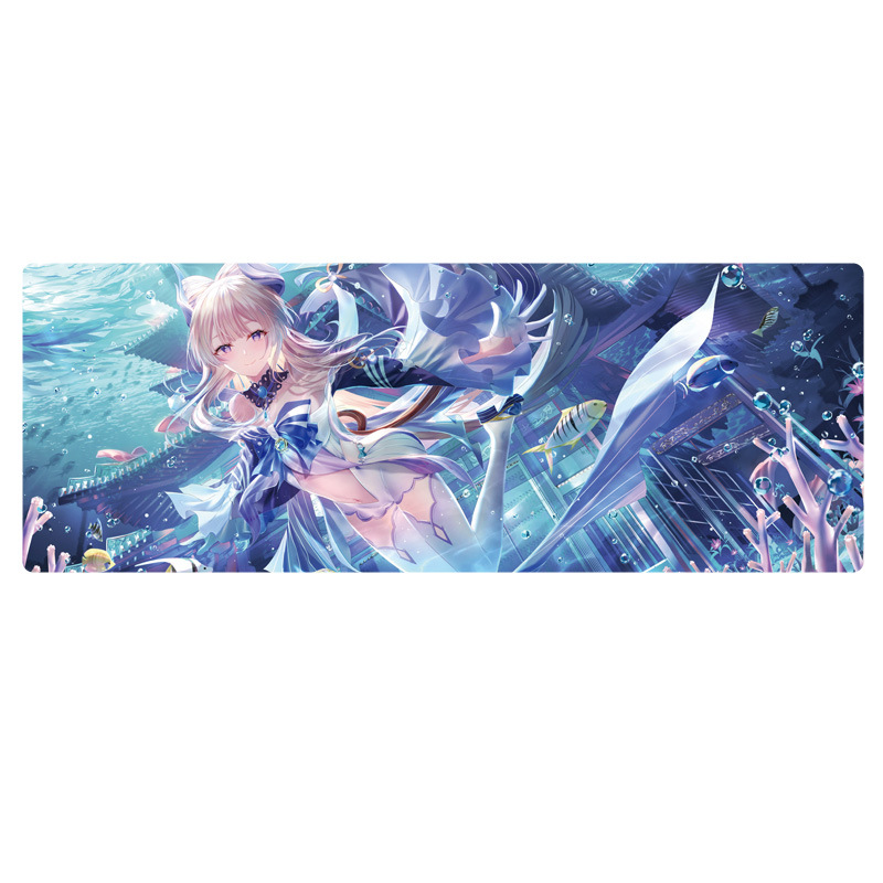 Original God mouse pad super thick lock edge large e-sports table mat Internet coffee game pad waterproof pad keyboard mat