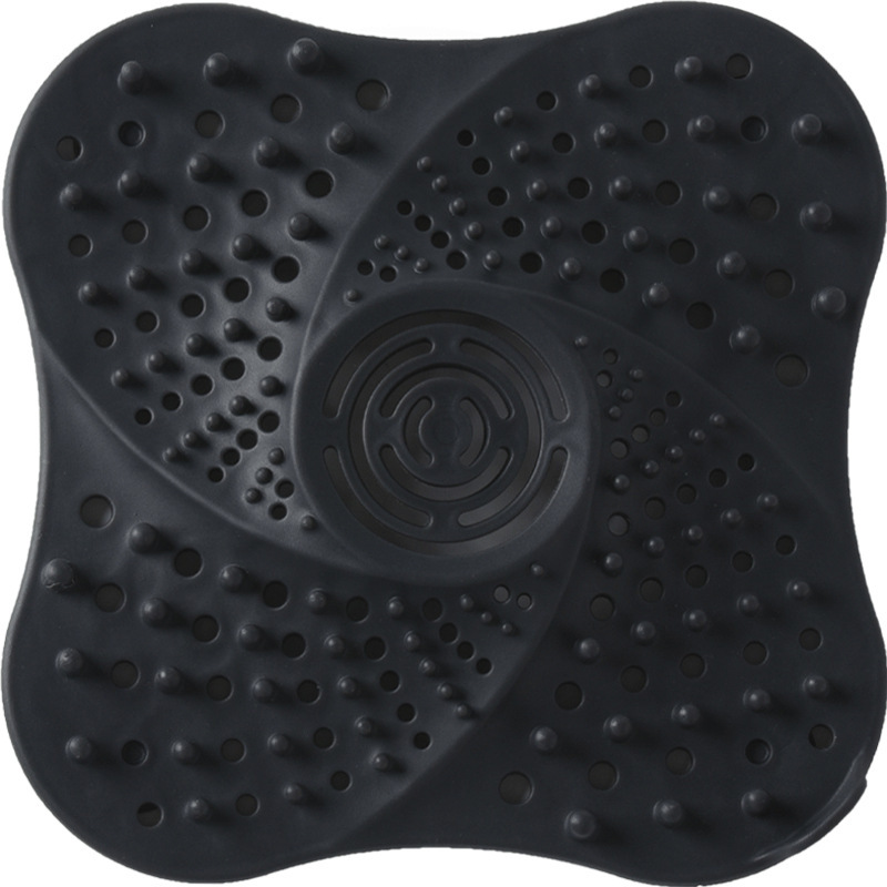 Kitchen sink filter sink sewer hair filter bathroom silicone hair anti-blocking suction cup floor drain cover