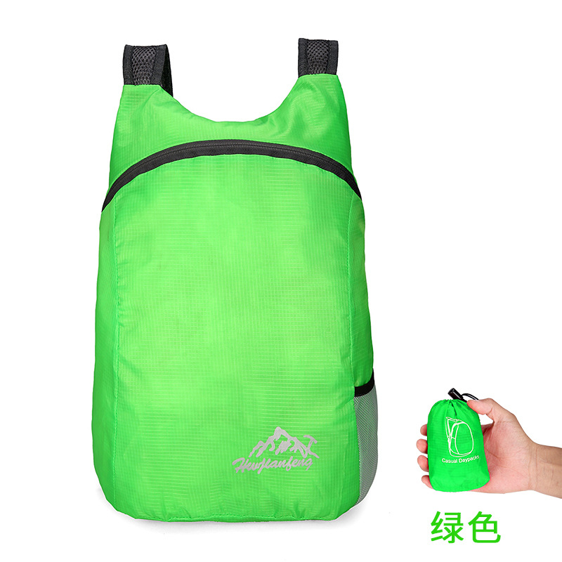 Cross-border new style large capacity simple portable waterproof backpack outdoor folding wholesale ski bag