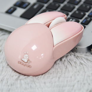 mofii Skyscraper Hand M6 Wireless Mouse Girl Cute Rabbit Rabbit Office Laptop Mouse