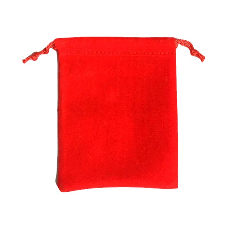 Factory wholesale flannel bag drawstring bag jewelry bag dustproof storage packaging bag power supply earphone cloth