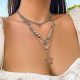 01 Necklace White K 4375