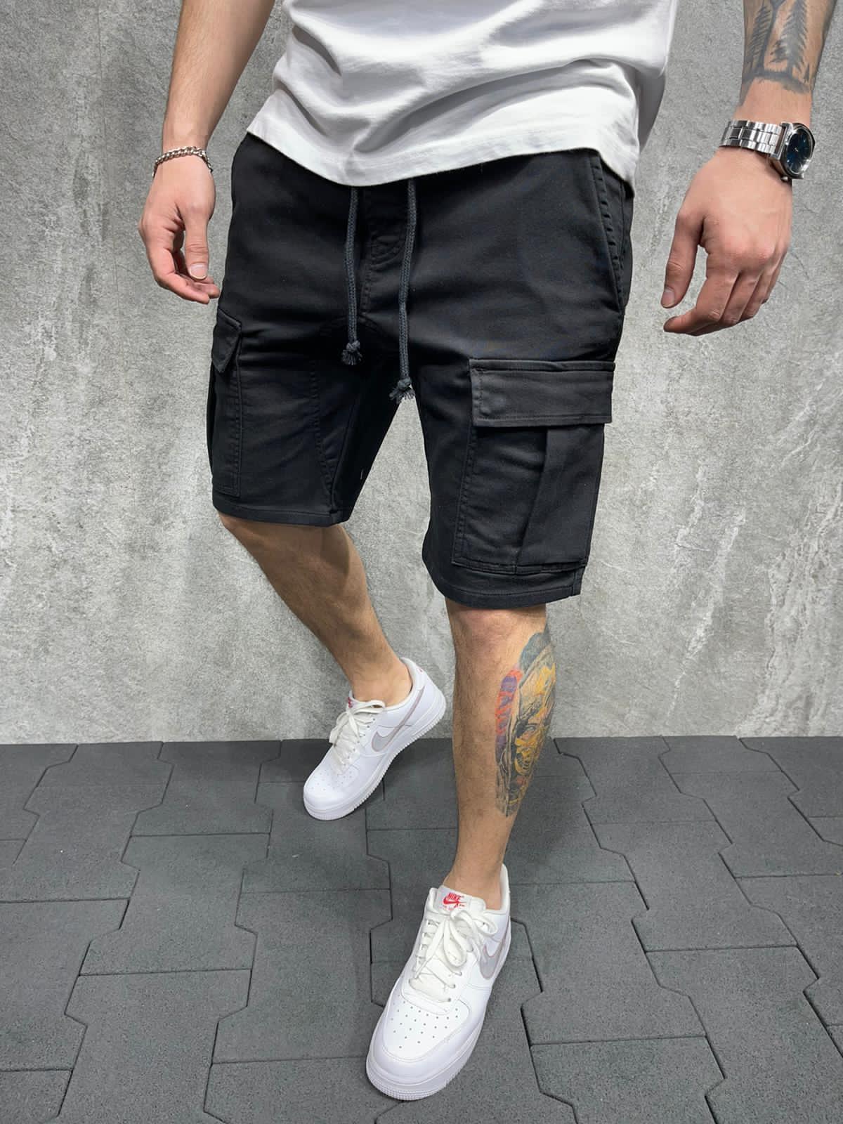 2022 New Foreign Trade Fashion Summer Men's Multi-Pocket Workwear Shorts Loose Outdoor Casual Shorts
