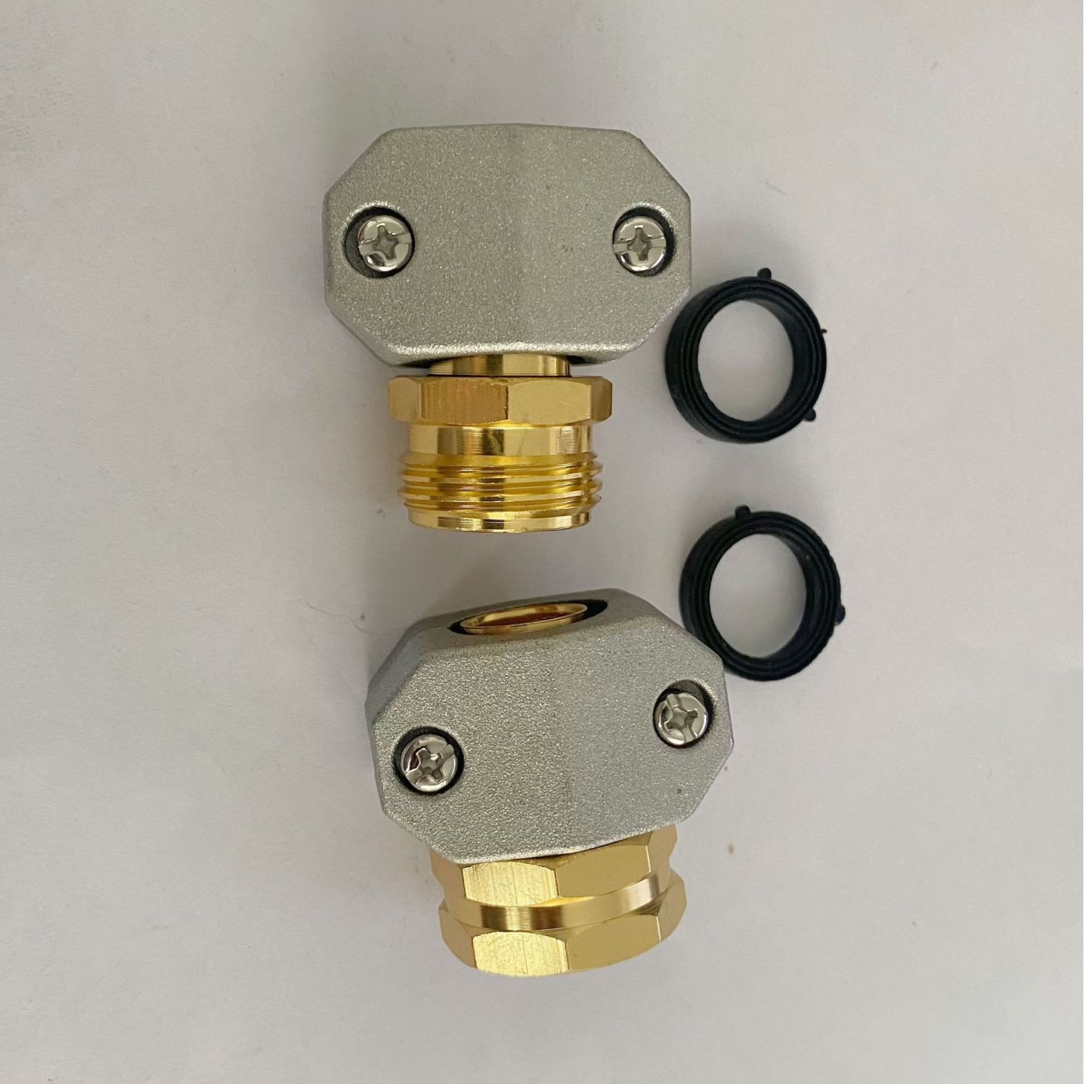 Garden Tool Connector Amazon Hot Sale Zinc Aluminum 5/8-3/4 Garden Hose Connector Water Pipe Connection Repairer