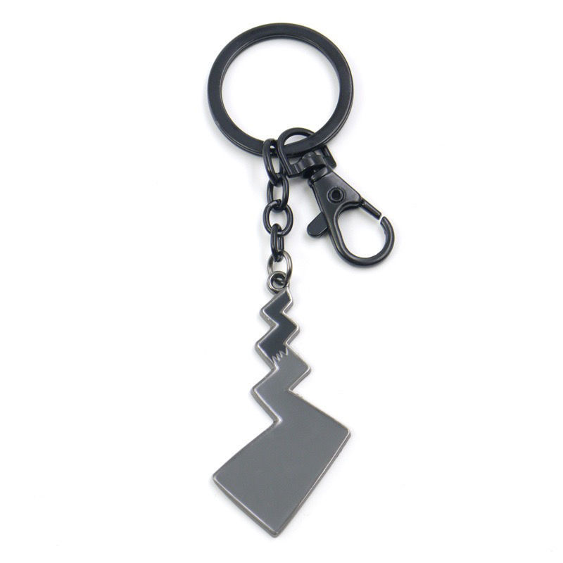 Pikachu Tail Couple Keychain Men's and Women's Cartoon Trendy Brand School Bag Hanging Jewelry ins Internet Celebrity Cute Pendant