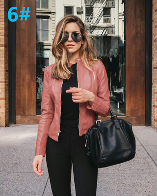 2022eBay Amazon explosions wish Europe and the United States new hot autumn and winter fashion leather suit coat women's clothing