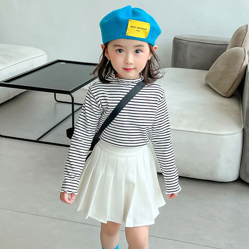 Children's pleated skirt autumn clothing girls' thin skirt baby short skirt children's skirt jk college style spring and autumn culottes