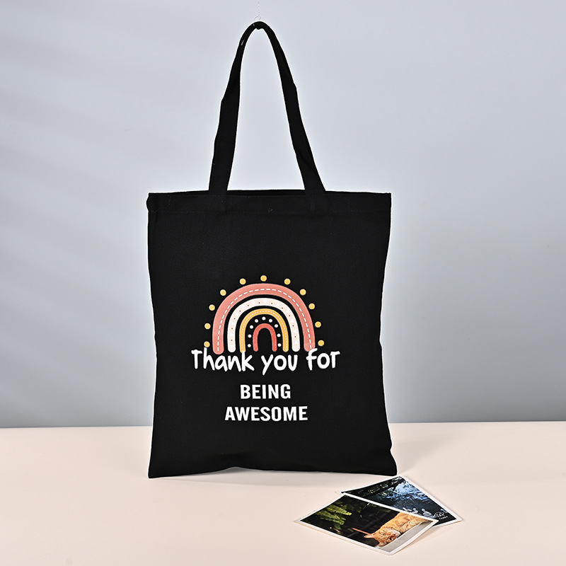 Blank hand-held cotton bag custom-made students go out carrying bag hand gift advertising gift canvas bag custom logo