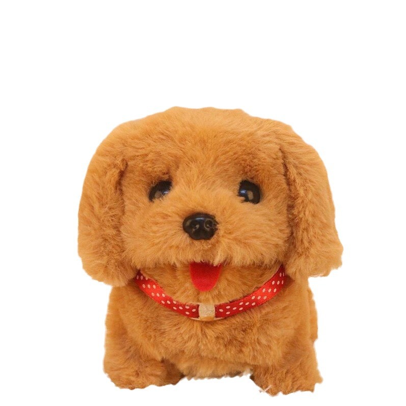 Electric simulation dog plush teddy twist butt will call will shake tail shake butt Bucky robot dog Girl Toy