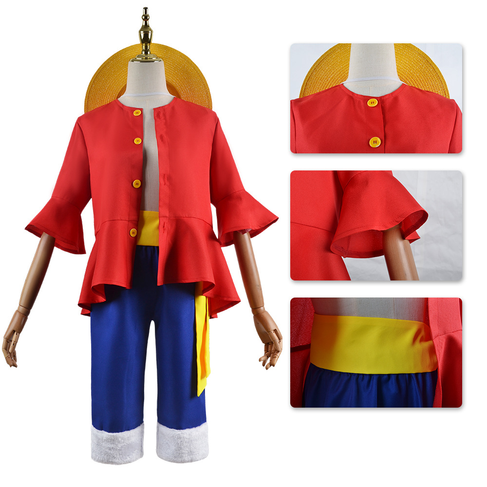 Luffy Cosplay Costume 4