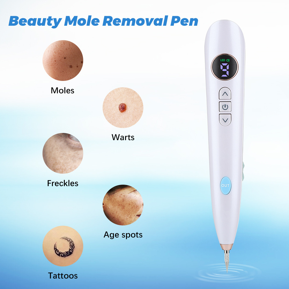 Cross-border direct supply of electric mole Pen household plug-in 9-speed spot sweeper portable laser spot remover wholesale