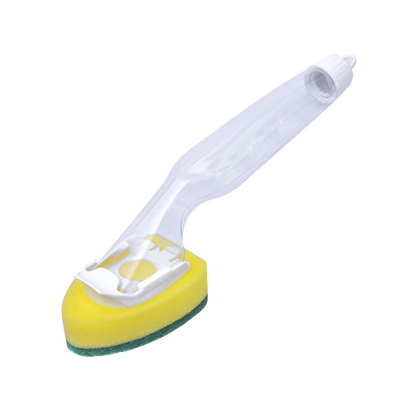 Factory Direct kitchen long handle liquid cleaning brush household decontamination washing pot brush hanging sink stove dish brush