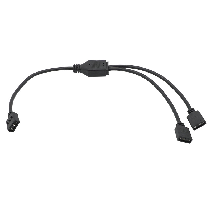 Mainboard synchronous hub 5V3 pin 12v 4Pin RGB interface one-long expansion cable extension cable ARGB