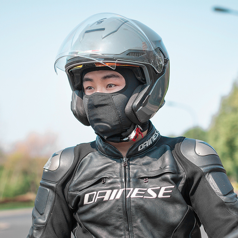 Locke Brothers Sunscreen Riding Headgear Motorcycle Ice Silk Full Face Mask Spring and Summer Outdoor Windproof Scarf for Men and Women
