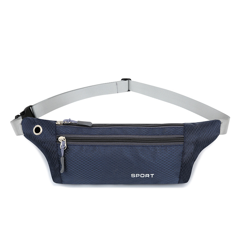 New Running Waist Bag Men's Oxford Cloth Waterproof Crossbody Chest Bag Multifunctional Stall Cashier Bag Work Mobile Phone Waist Bag