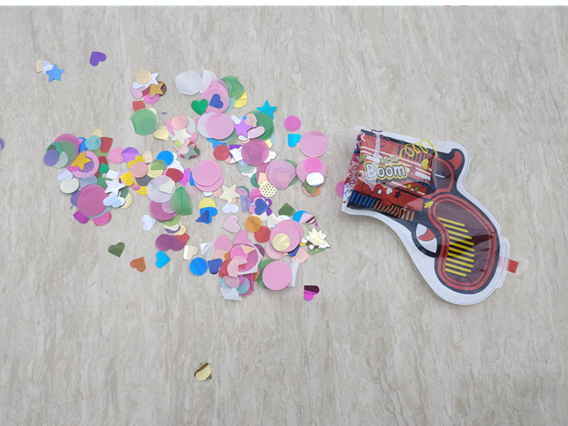 Internet Celebrity TikTok with Handheld Balloon Automatic Inflatable Fireworks Gun for Birthday Party Party Blow Fireworks Toy Gun