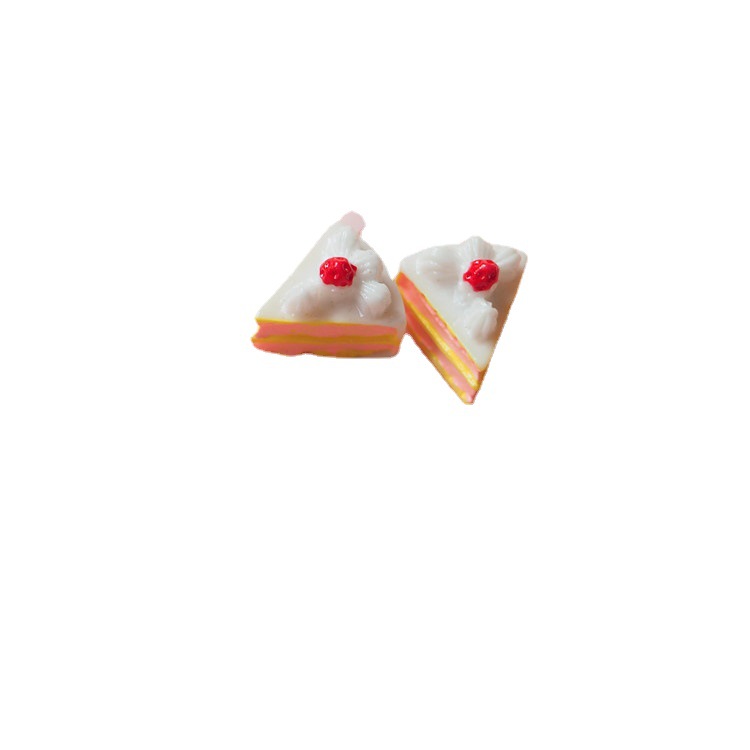 Resin Accessories Sandwich Cream Cake Triangle Rainbow Cake DIY Cream Phone Case Material