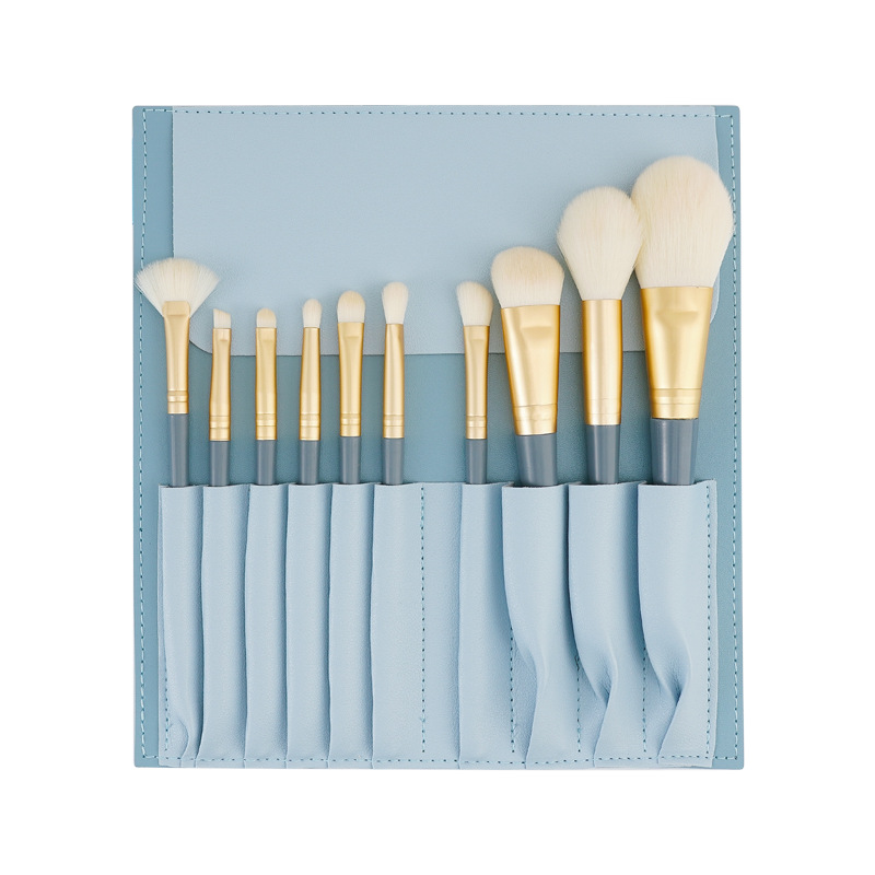 The same pattern Blue Bridge 10 makeup brush set loose paint eye shadow brush novice student affordable full set of beauty brush