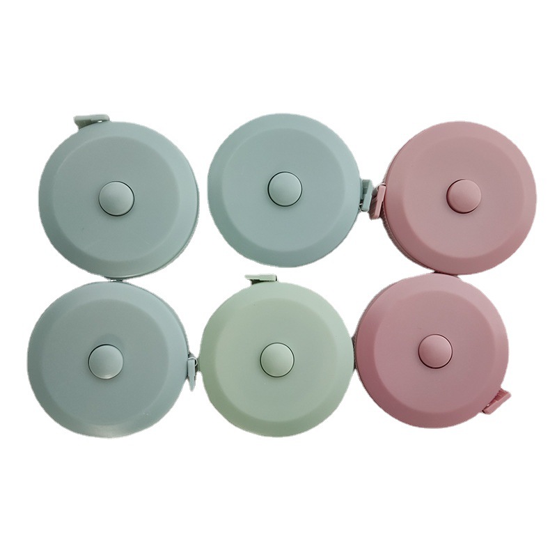 1.5m/2m/79inch candy color automatic telescopic measuring measure sewing tape measure meter print logo two-dimensional code