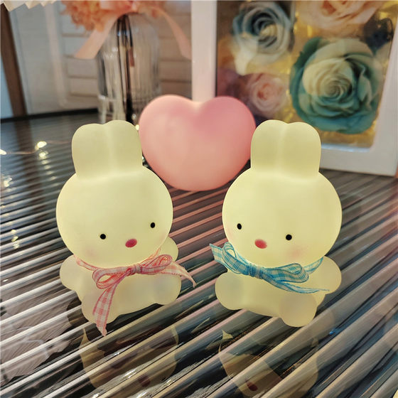 Cartoon ins creative led vinyl night light chicken animal night market stall supply night market children's luminous toys