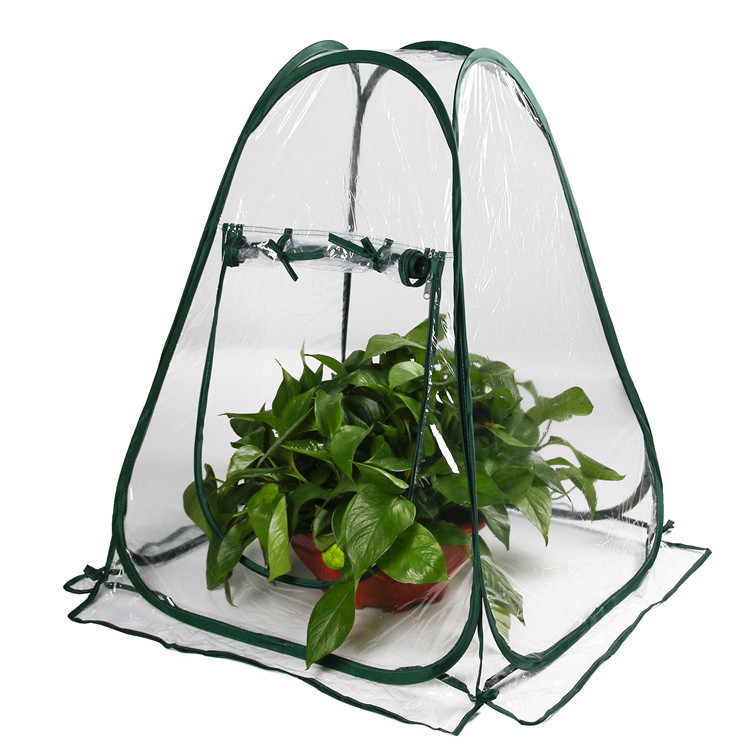 Transparent foldable home gardening greenhouse greenhouse mini Sunshine Room balcony garden cover seedling plant protection cover