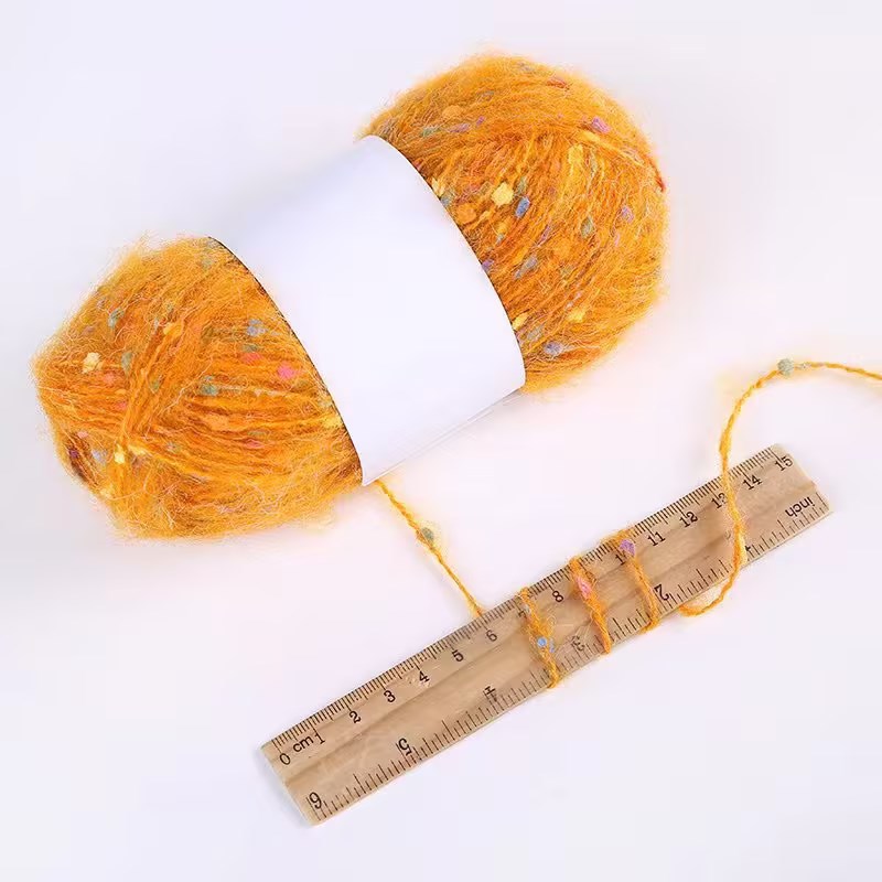 Цветной мохер флисовый горох нить ручной работы DIY шарф шляпа Сумка Одежда кукла материал нить