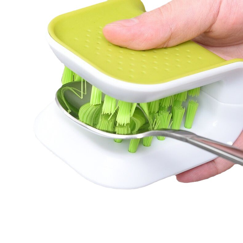 家庭用キッチンu型両面ナイフブラシ箸洗浄ブラシハード毛ナイフフォーク洗浄ブラシ食器ブラシ洗浄ハンドブラシ|undefined