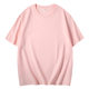 2024 spring and summer new 180g short sleeve T-shirt men's solid color cotton T-shirt round neck loose half sleeve bottoming shirt men's clothing