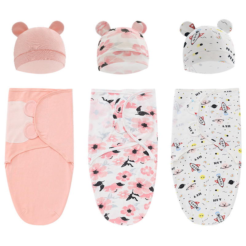 Foreign trade Europe and the United States newborn baby swaddling towel delivery room hold quilt baby spring silkworm sleeping bag newborn baby kick quilt