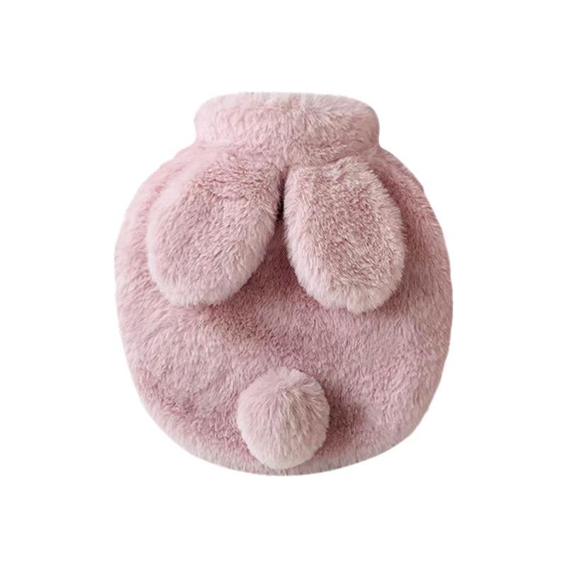 Korean version of rabbit plush warm water bag large number pvc hot water bag water injection hot compress warm hand source spot cross-border hot sale_voghion.com