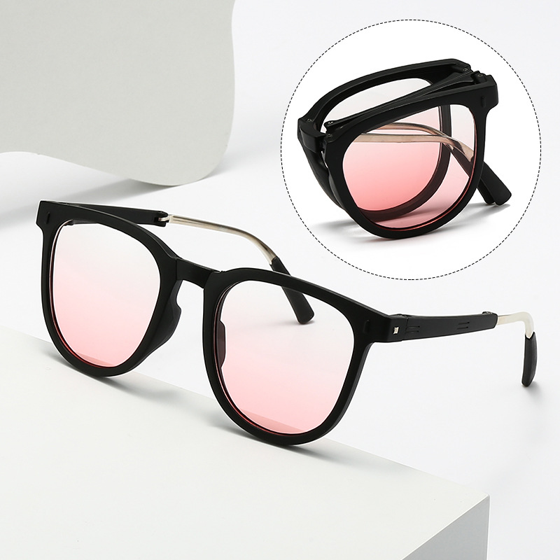 Cross-border folding sunglasses women's high-level outdoor sunscreen sunglasses men's driving sunglasses anti-ultraviolet glare